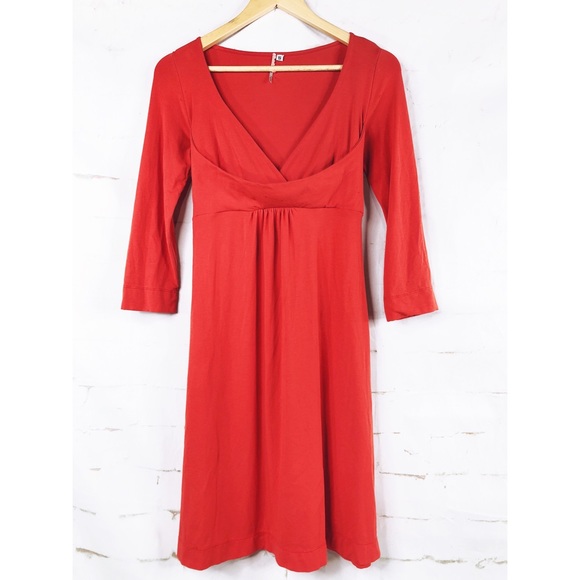 Anthropologie Ric Rac Woman’s Red Dress Size Sold - Picture 2 of 5